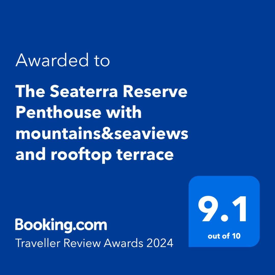 The Seaterra Reserve Penthouse With Mountains&Seaviews And Rooftop Terrace Akanthou Bagian luar foto